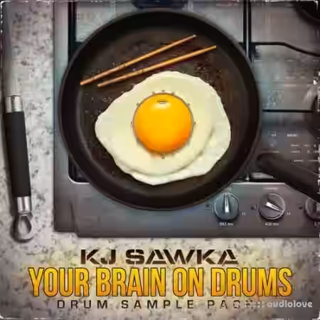KJ Sawka Your Brain on Drums [WAV, Synth Presets] - Sample Pack Artwork