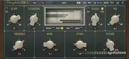 Klanghelm DC8C advanced compressor v3.3.2 [WiN, MacOSX] - Sample Pack Artwork