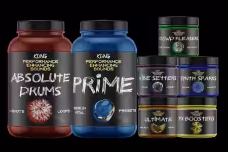 Kling Music PES 24 + EXPANSION PACK [WAV, MiDi, Synth Presets, DAW Templates] - Sample Pack Artwork