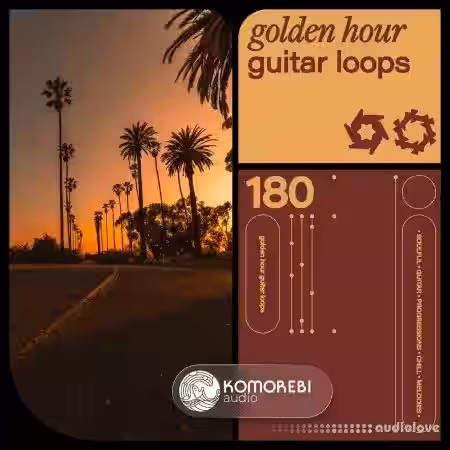 Komorebi Audio Golden Hour Guitar Loops [WAV] - Sample Pack Artwork