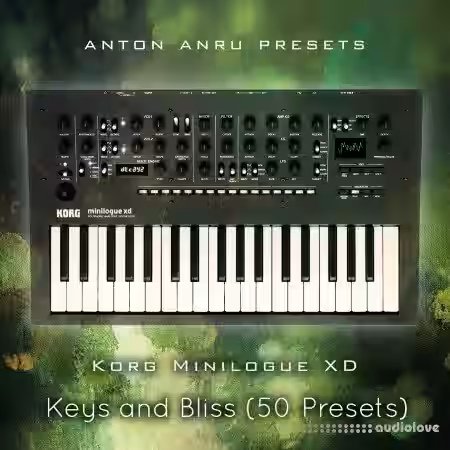 Korg Minilogue XD Keys and Bliss by Anton Anru [Synth Presets] - Sample Pack Artwork