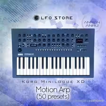 Korg Minilogue XD Motion Arp by Anton Anru [Synth Presets] - Sample Pack Artwork