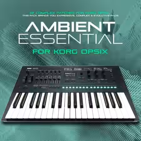 Korg OPsix Sound Bank: Ambient Essential by CO5MA [Synth Presets] - Sample Pack Artwork