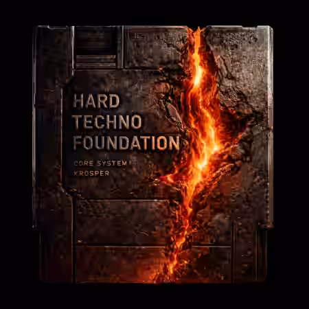 Krosper Hard Techno Foundation [WAV, DAW Templates, Synth Presets] - Sample Pack Artwork