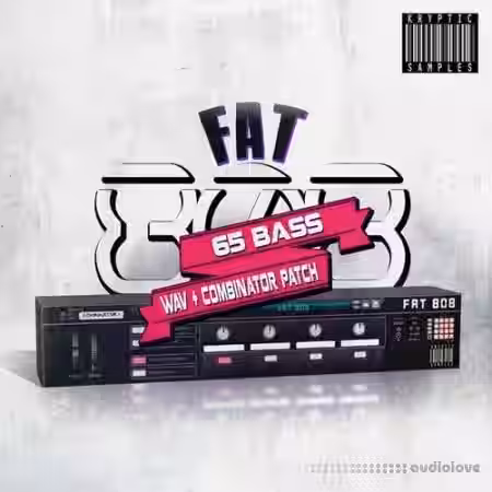 Kryptic Samples Fat 808 [WAV, DAW Presets] - Sample Pack Artwork