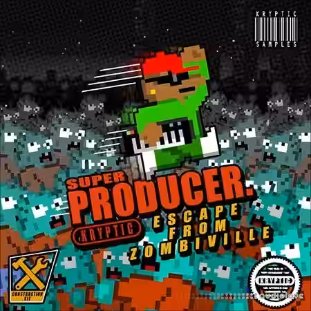Kryptic Samples Super Producer Escape From Zombiville [WAV, MiDi] - Sample Pack Artwork