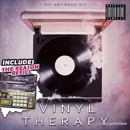 Kryptic Samples Vinyl Therapy [WAV, MiDi, DAW Templates] - Sample Pack Artwork