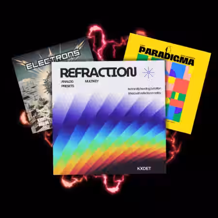 Kxdet Refraction (Multikeys Bank) Analog Lab [Synth Presets] - Sample Pack Artwork