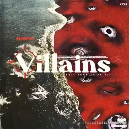 KXVI VILLAINS Loop Kit Vol.1 [MiDi, MP3] - Sample Pack Artwork