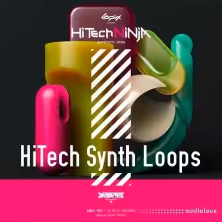 lapix Hitech Ninja Samples Hitech Synth Loops Vol.1 [WAV] - Sample Pack Artwork