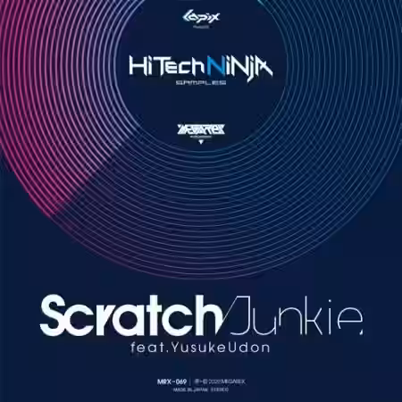 lapix HiTECH NINJA SAMPLES Scratch Junkie [WAV] - Sample Pack Artwork