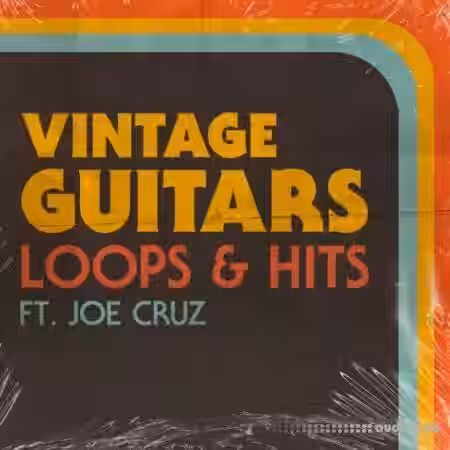 Lazerdisk Vintage Guitars Loops and Hits FT. Joe Cruz [WAV] - Sample Pack Artwork