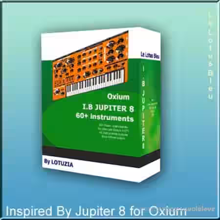 Le Lotus Bleu Inspired By Jupiter 8 Soundbank [Synth Presets] - Sample Pack Artwork