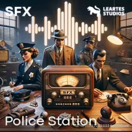 Leartes Studios SFX Retro Police Station [WAV] - Sample Pack Artwork