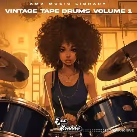 LEX Sounds Vintage Tape Drums Vol. 1 by AMV Music Library [WAV] - Sample Pack Artwork