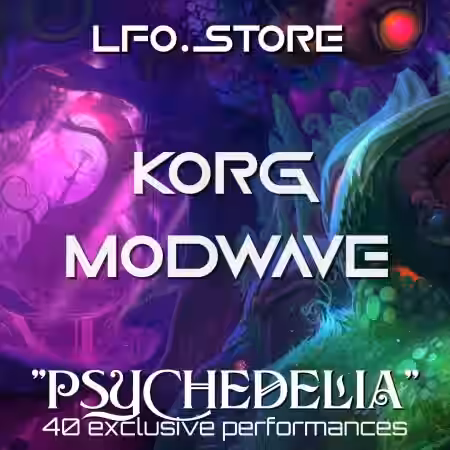 LFO Store Korg Modwave Psychedelia (40 Presets) [Synth Presets] - Sample Pack Artwork
