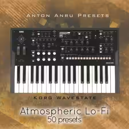LFO Store Korg Wavestate 2 Atmospheric Lo-Fi 50 Presets by Anton Anru [Synth Presets] - Sample Pack Artwork