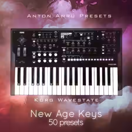 LFO Store Korg Wavestate 2 New Age Keys 50 Presets by Anton Anru [Synth Presets] - Sample Pack Artwork