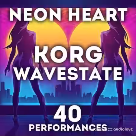 LFO Store Korg Wavestate Neon Heart [Synth Presets] - Sample Pack Artwork