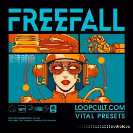 Loop Cult Freefall Vital Preset Pack [WAV, Synth Presets] - Sample Pack Artwork