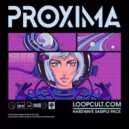 Loop Cult Proxima Hardwave Sample Pack [WAV, MiDi] - Sample Pack Artwork