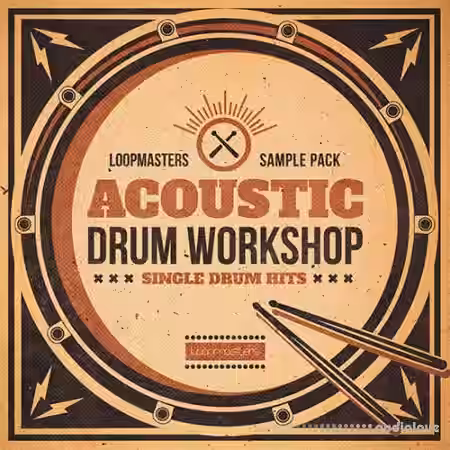 Loopmasters Acoustic Drum Workshop [WAV, Sampler Patches] - Sample Pack Artwork