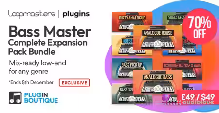Loopmasters Bass Master Complete Expansion Pack Bundle v05.2023 [WiN] - Sample Pack Artwork