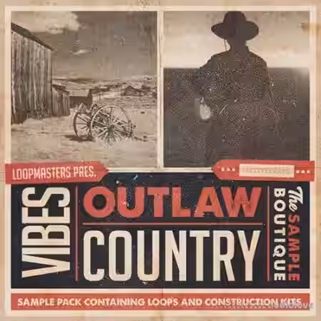Loopmasters VIBES Vol.4 Outlaw Country [WAV, REX] - Sample Pack Artwork