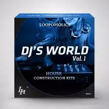 Loopoholics DJs World Vol.1 House Construction Kits [WAV] - Sample Pack Artwork