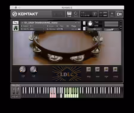 Loops De La Creme Easy Tambourine [KONTAKT] - Sample Pack Artwork