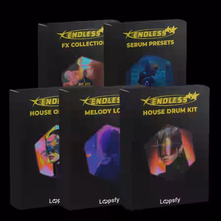 Loopsfy Endless Megapack [WAV, MiDi, Synth Presets, DAW Templates] - Sample Pack Artwork