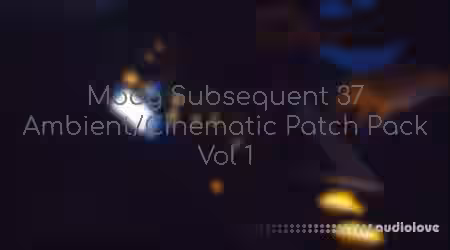 Lost Clouds Moog Subsequent 37: 15 Ambient Cinematic Patches [Synth Presets] - Sample Pack Artwork