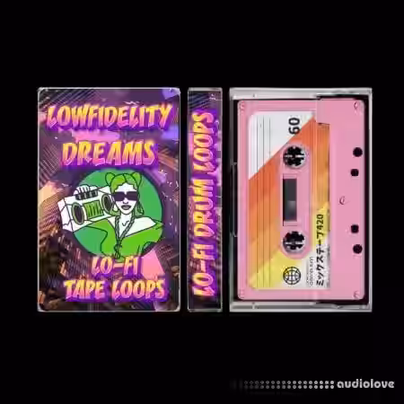 LowFidelity Dreams Lo-Fi Drum Loops [WAV] - Sample Pack Artwork