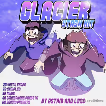 LRBG Glacier Stash Kit [WAV, MiDi, Synth Presets] - Sample Pack Artwork