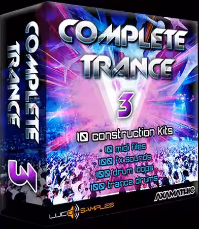 Lucid Samples Complete Trance Vol 3 [WAV, MiDi] - Sample Pack Artwork