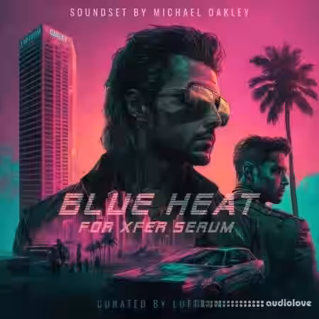 Luftrum and Michael Oakley Blue Heat [Synth Presets] - Sample Pack Artwork