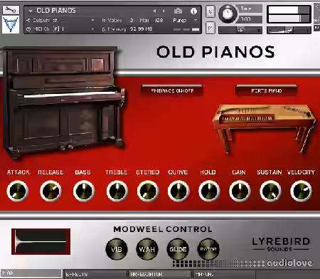 Lyrebird Sounds Old Pianos [KONTAKT] - Sample Pack Artwork