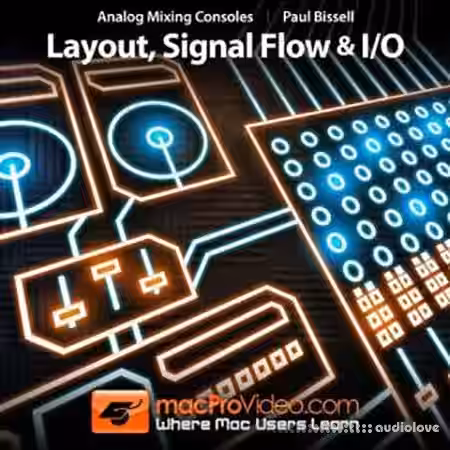 macProVideo Analog Mixing Consoles: Layout Signal Flow and I/O [TUTORiAL] - Sample Pack Artwork
