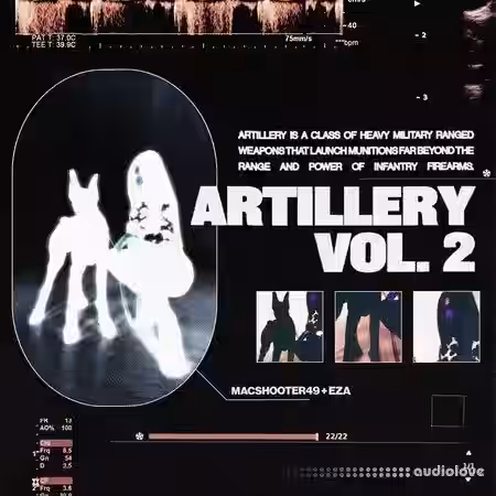 macshooter49 and eza Artillery Vol.2 (Analog Lab V Bank) [Synth Presets] - Sample Pack Artwork