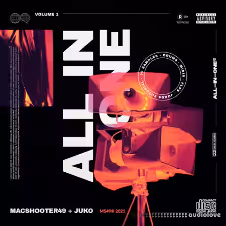 Macshooter49 and Prodjuko All In One Kit Vol.1 [WAV, MiDi, DAW Templates] - Sample Pack Artwork