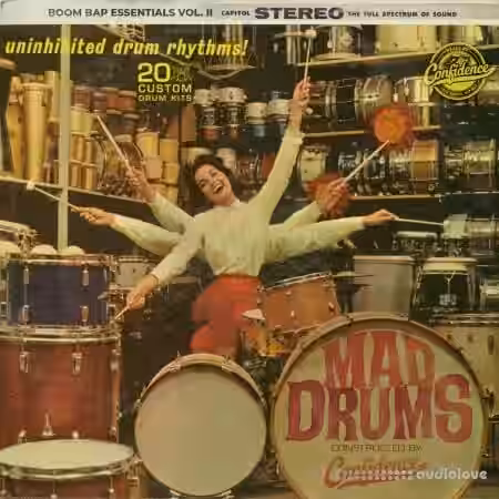 Mad Drums Boom Bap Essentials Vol II [WAV] - Sample Pack Artwork