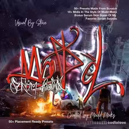 Madd Maks MADD [Serum Bank + Midi + Serum Skin] [WAV, MiDi, Synth Presets] - Sample Pack Artwork