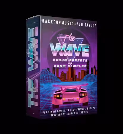 Make Pop Music THE WAVE [WAV, Synth Presets] - Sample Pack Artwork