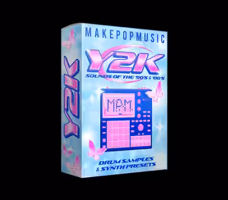 Make Pop Music Y2K Vital Presets [WAV, Synth Presets] - Sample Pack Artwork