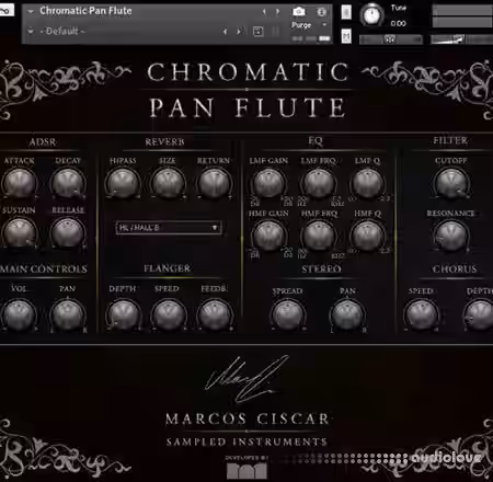Marcos Ciscar Chromatic Pan Flute [KONTAKT] - Sample Pack Artwork