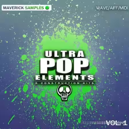 Maverick Samples Ultra Pop Elements Vol.1 [WAV, MiDi, AiFF] - Sample Pack Artwork
