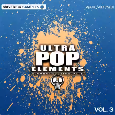 Maverick Samples Ultra Pop Elements Vol.3 [WAV, MiDi, AiFF] - Sample Pack Artwork
