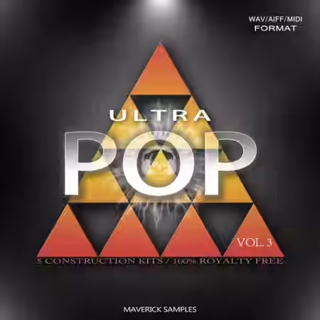 Maverick Samples Ultra Pop Vol.3 [WAV, MiDi, AiFF] - Sample Pack Artwork