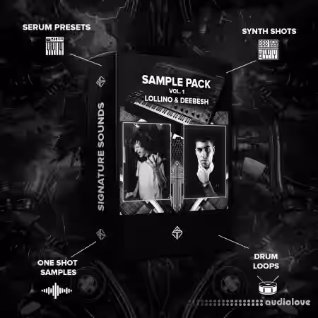 Meritocracy Records Lollino and Deebesh Sample Pack [WAV, Synth Presets] - Sample Pack Artwork