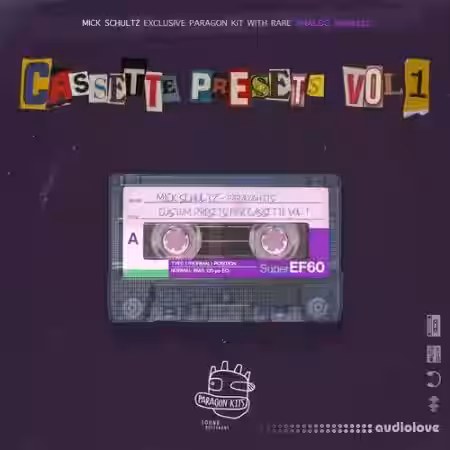 Mick Schultz Paragon Kits Cassette Presets Vol.1 [Synth Presets] - Sample Pack Artwork